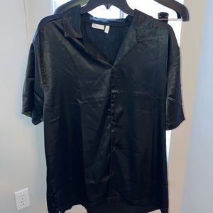 ASOS Design silky shirt